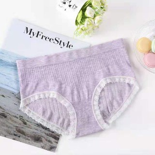 Quần lót nữ Cotton Dệt Kim - Quần Chip Nữ kháng khuẩn thoáng mát - Sét 5q Muối Tiêu