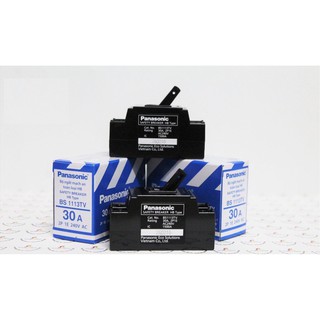Cầu dao (aptomat), CB Cóc An toàn, Panasonic: 10A, 15A, 20A, 30A, 40A, mặt chụp+đai sắt - hàng chính hãng