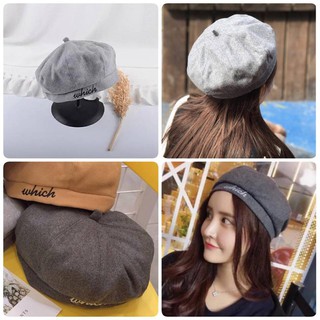 Mũ beret chất dạ