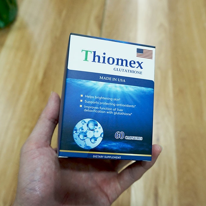 THIOMEX GLUTATHIONE Chính Hãng - Hỗ Trợ Tăng Cường Sức Khỏe - Hộp 60 Viên -Từ Mỹ - DSV16