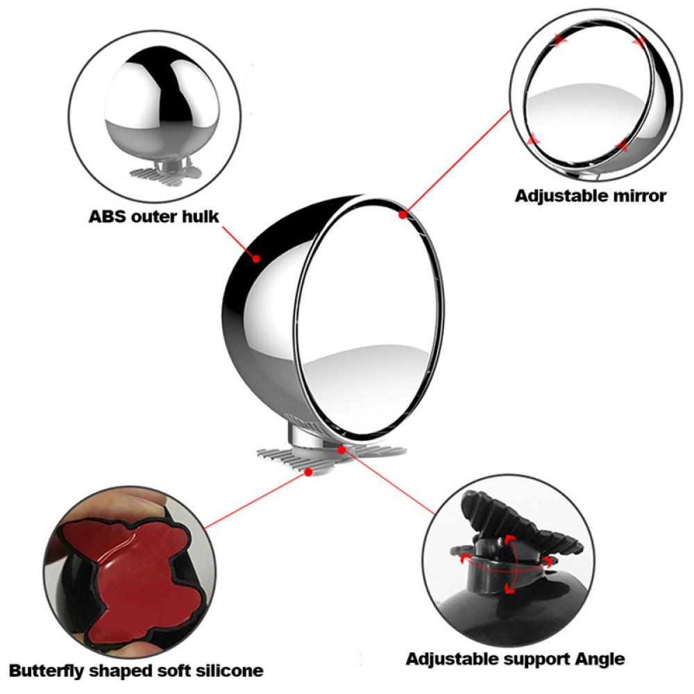 Gương Chiếu Hậu Góc Rộng Đa Năng Có Thể Điều Chỉnh Cho Xe Hơi S9Y3