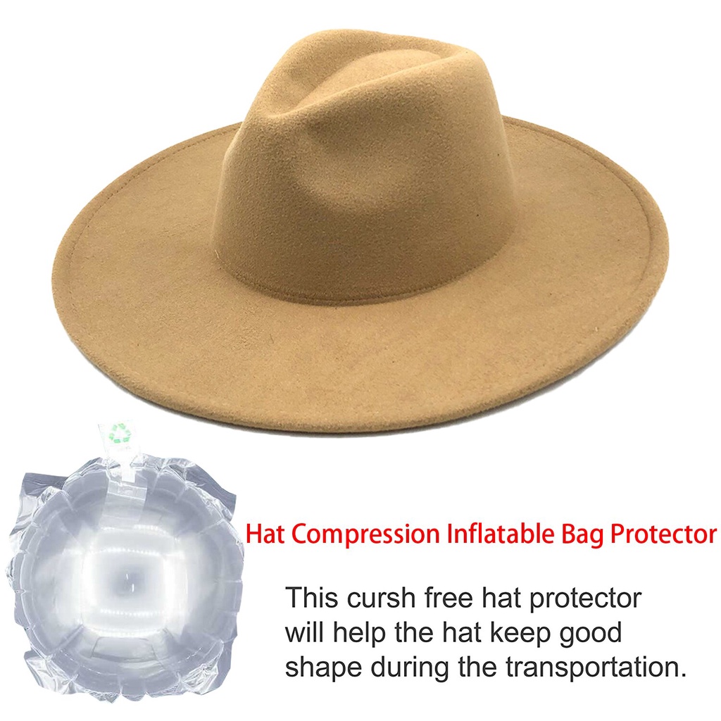 Mũ Fedora Len Rộng Vành Nhiều Màu Sắc Cổ Điển Cho Nam Và Nữ