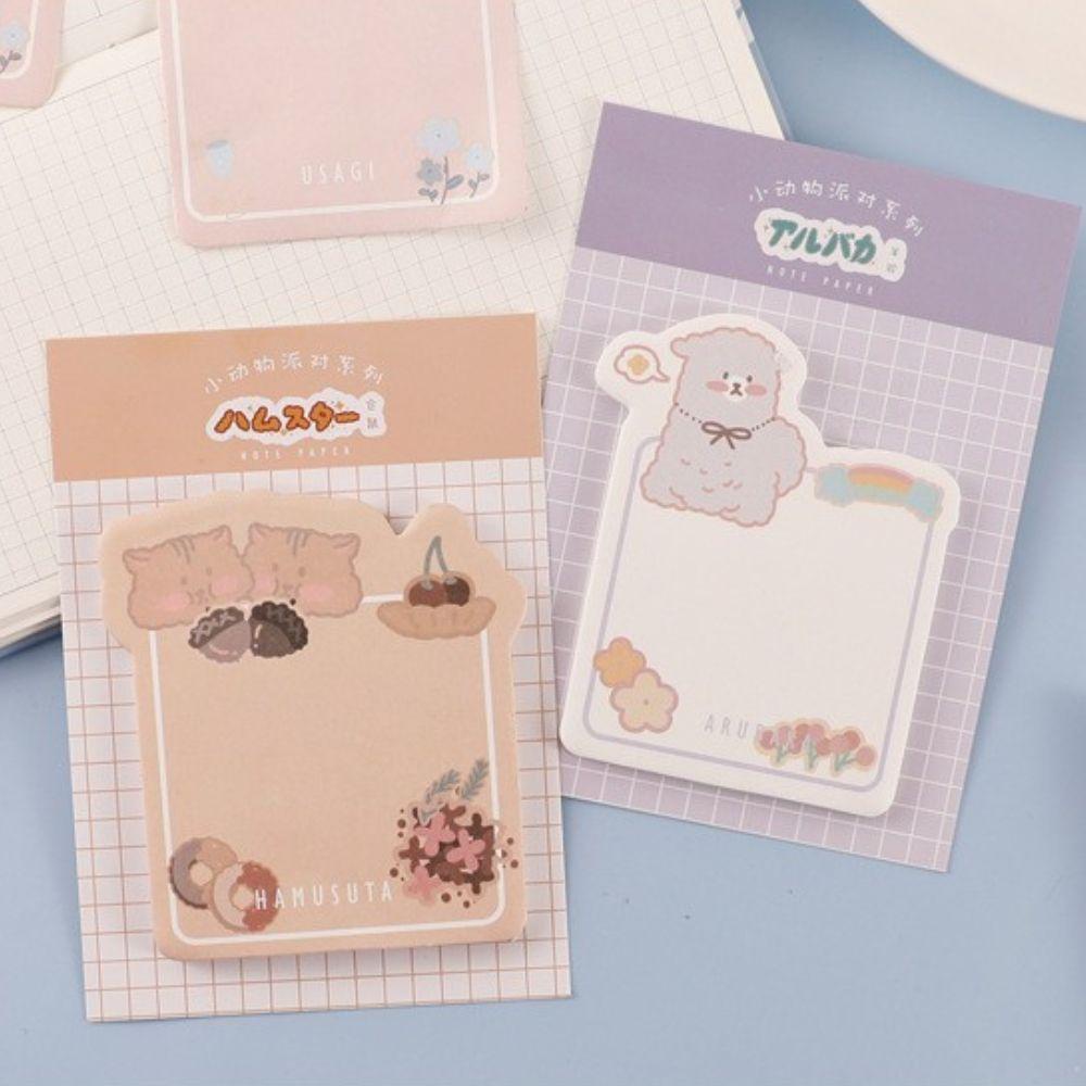 PEWANY Giấy Ghi Chú Họa Tiết Động Vật Sáng Tạo Cho Học Sinh