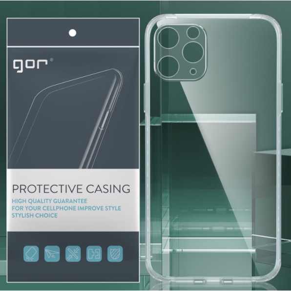 Ốp Silicon Gor cho iPhone 14 Pro Max, 13 Pro Max,13,12 Pro Max/ 12 Pro/ 12/ 11 Pro Max/ 11 trong suốt