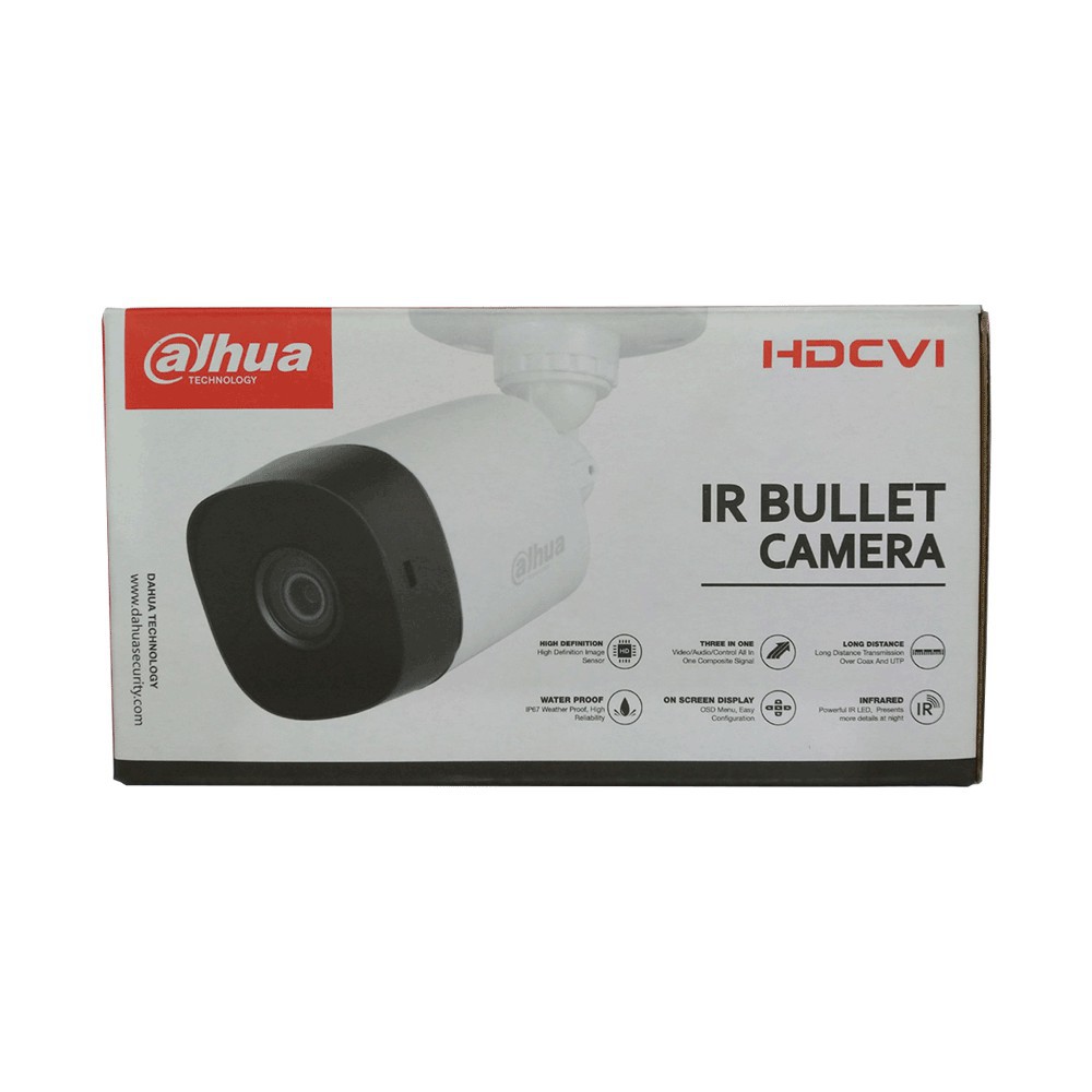 Camera HDCVI hồng ngoại 2.0 Megapixel DAHUA HAC-B1A21P - Hàng chính hãng