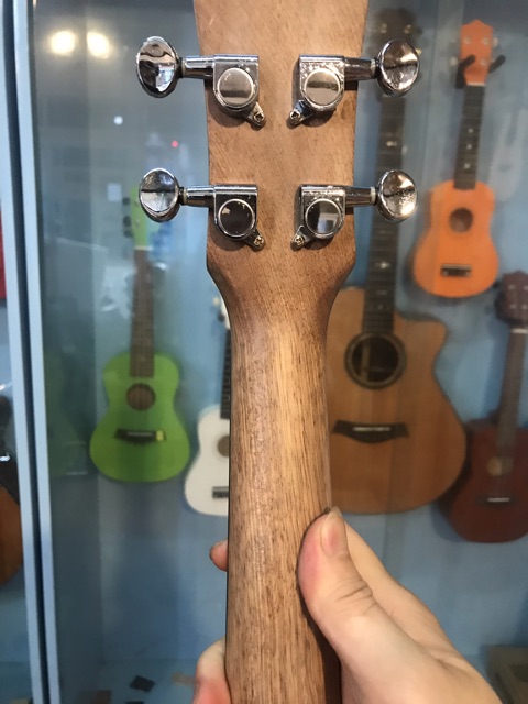 Đàn ukulele gỗ Điệp nguyên tấm
