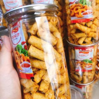 CHẢ GIÒ TÔM SẤY GIÒN CAY lon 300gr