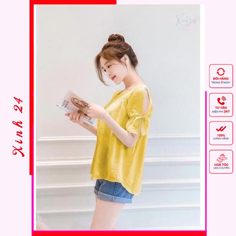 Áo kiểu nữ tay cách điệu trẻ trung, phong cách Hàn Quốc | BigBuy360 - bigbuy360.vn