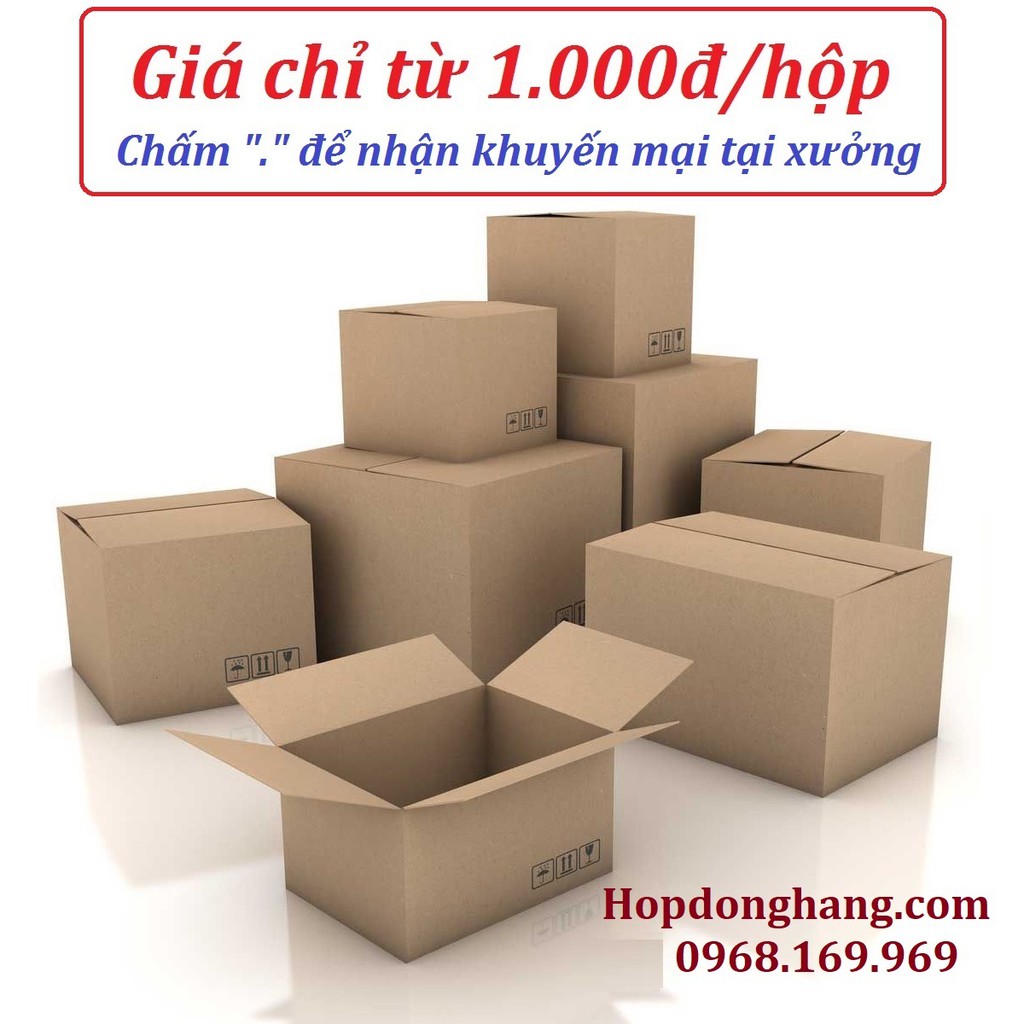 FreeShip - 100hộp carton 15x10x5cm - Giá gốc thùng carton tận xưởng không qua trung gian - Hộp đóng hàng các loại