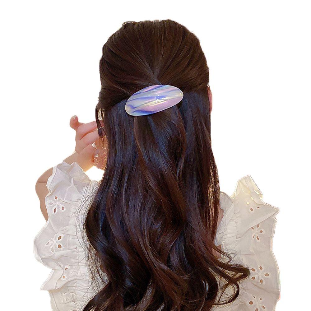 Kẹp Tóc Đuôi Ngựa Họa Tiết Kẻ Sọc Ngọt Ngào Cho Nữ