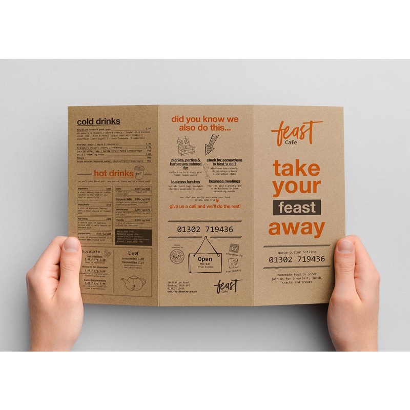 Giấy Kraft 350gsm bìa cứng A3 làm hộp quà thiệp vintage trang trí Love Book dày dặn 10 tờ