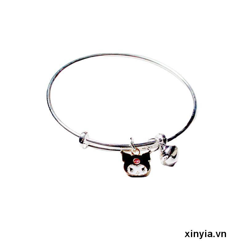 SANRIO Vòng Đeo Tay An Toàn Gắn Chuông Kuromi Hoạt Hình Dễ Thương Cho Cặp Đôi / Bạn Gái