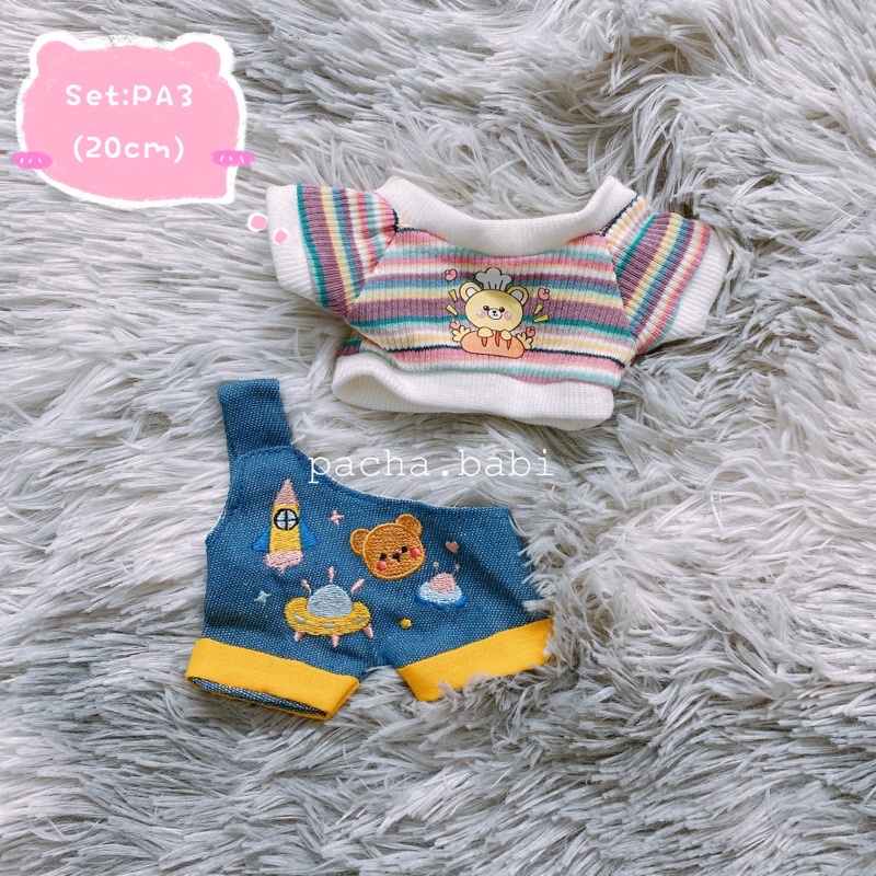 Set yếm 2 món cho doll 20cm
