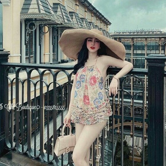 Áo yếm dáng ba lỗ kèm mút cực xinh