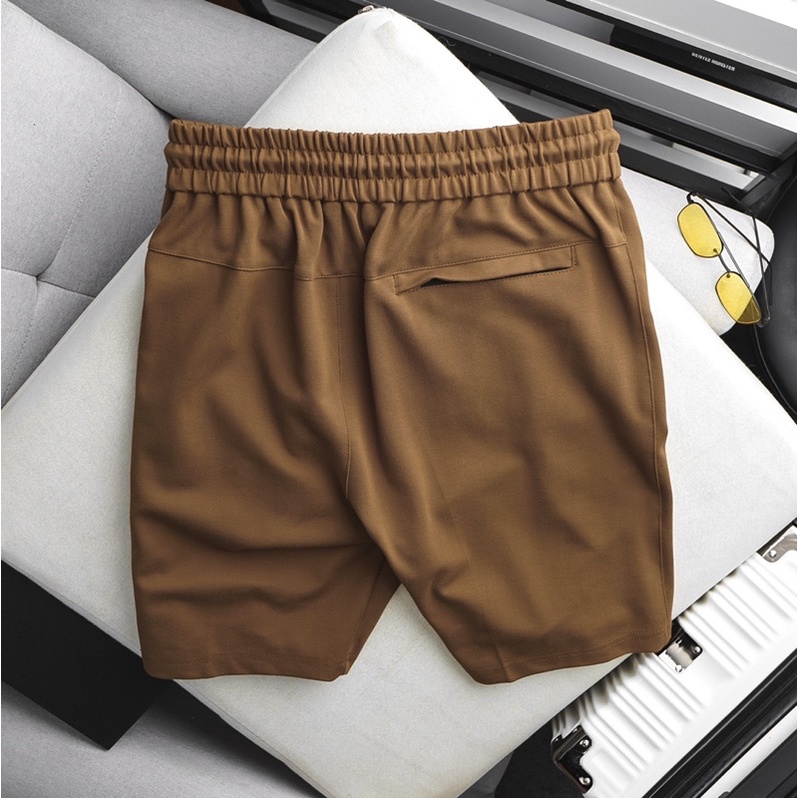 Quần short thun K co giãn vải dày Bigsize nam < 140kg