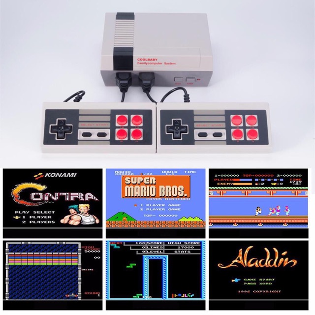 Máy Chơi Game Cổ Điển NES Classic 620 Trò Chơi