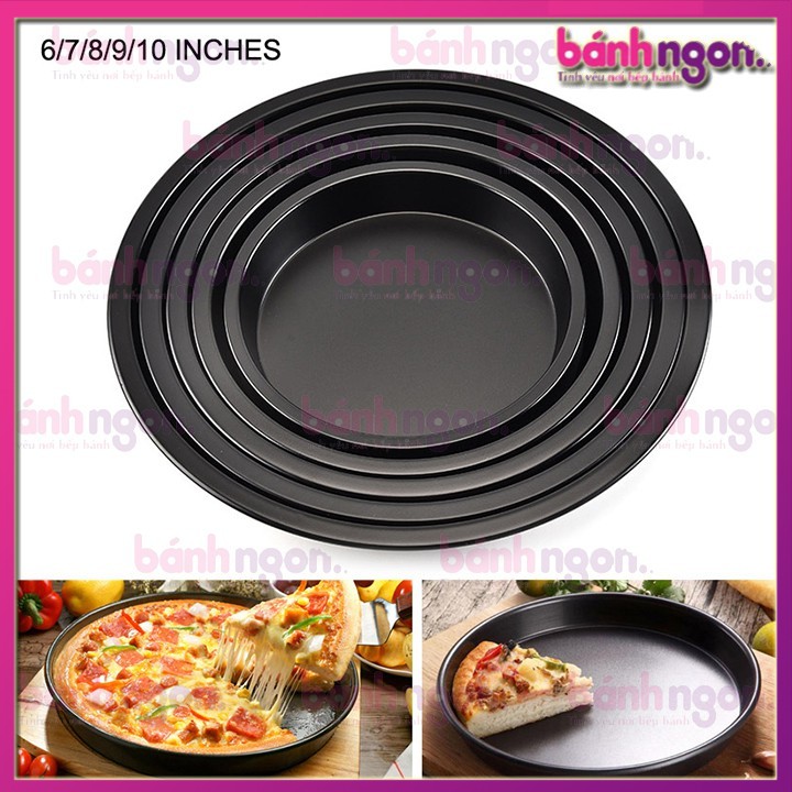 Khay Nướng Pizza Chống Dính 6-7-8-9-10inch