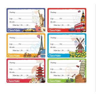 Nhãn vở classmate cl 204