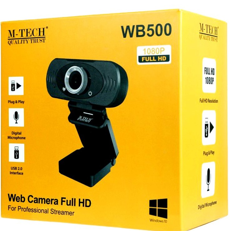 Webcam M-Tech 1080p Full Hd Wb 500 Chất Lượng Cao | BigBuy360 - bigbuy360.vn