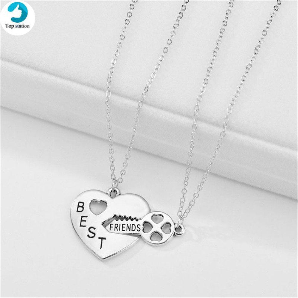 Cặp Vòng Cổ Tình Bạn Mặt Hình Chìa Khóa Thiết Kế Xinh Xắn