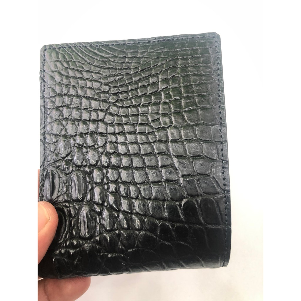 Ví Da Cá Sấu Thật Vân Bụng [ free ship] Da Cá Sấu Trần Thịnh