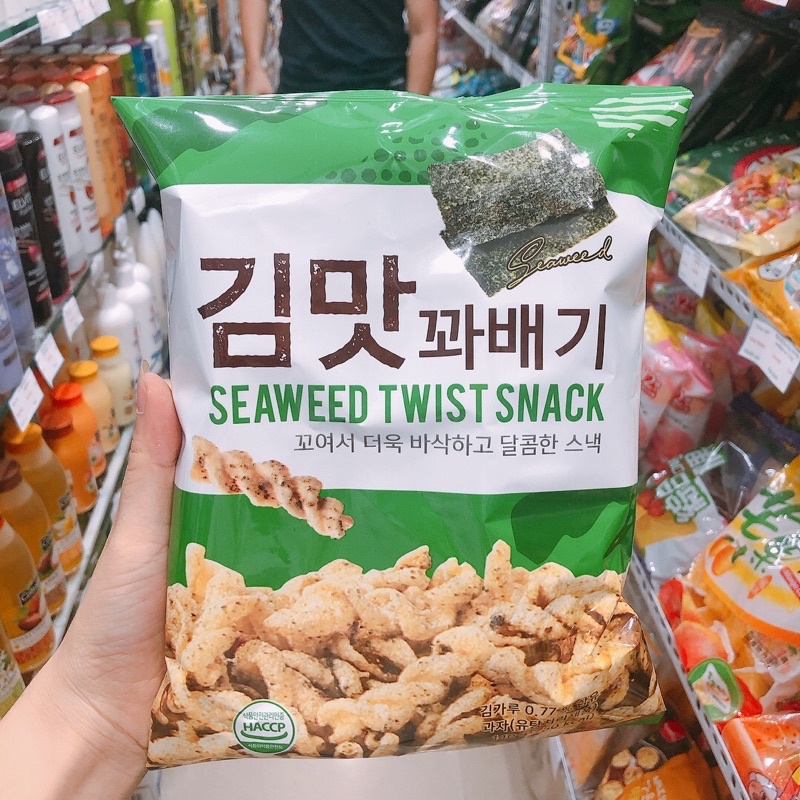 Quẩy ống, xoăn 140, 200g vị rong biển Hàn Quốc
