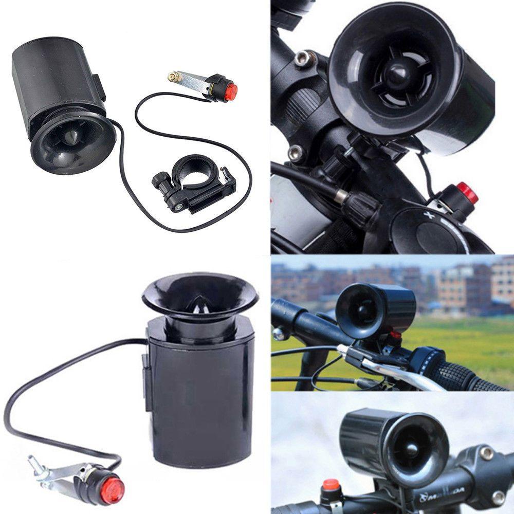 ELLSWORTH Còi Xe Đạp Siêu Lớn Chống Thấm Nước Âm Thanh Lớn 6 Âm Thanh Lớn Màu Đen