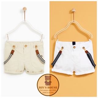 Quần sooc kaki Zara sz 6m-4y