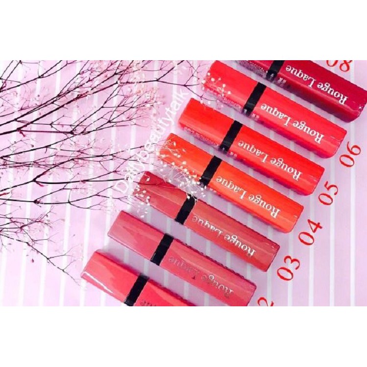 Son Bourjois Rouge Laque số 01 Maiges pink màu Hồng cam