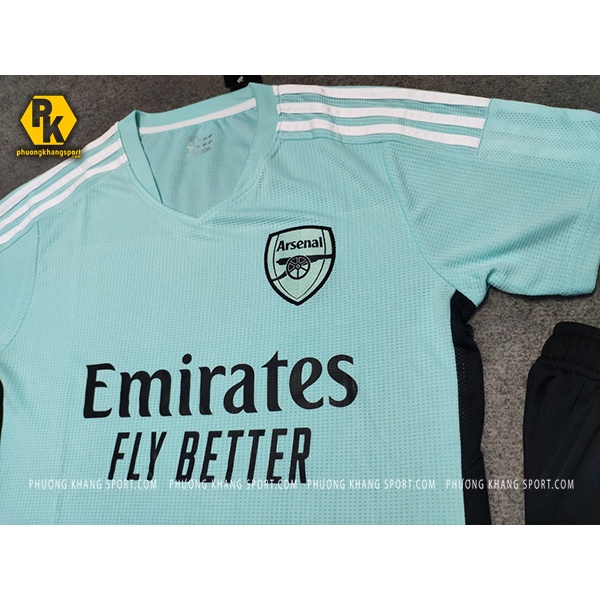 [Ảnh thật] Áo Bóng Đá CLB Arsenal Xanh Ngọc 21-22 Hàng ThaiLan | BigBuy360 - bigbuy360.vn