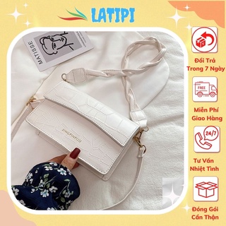 Túi Đeo Chéo💖FREESHIP💖 Túi Xách Mini Kẹp Nách Nữ Vân Da Cá Sấu Hot Nhất 2022 - TX2849
