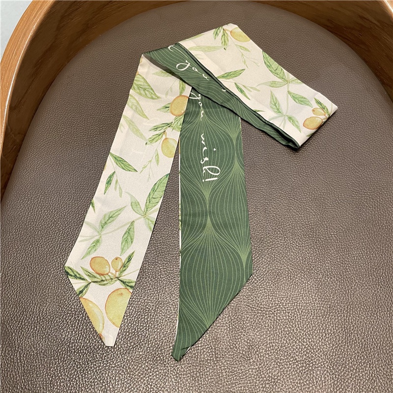 Khăn lụa cột tóc thắt nơ băng đô xinh xắn ngọt ngào cho phái nữ 100cm