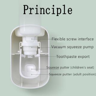 Toothpaste Dispenser Automatic Accessories Wall Mount