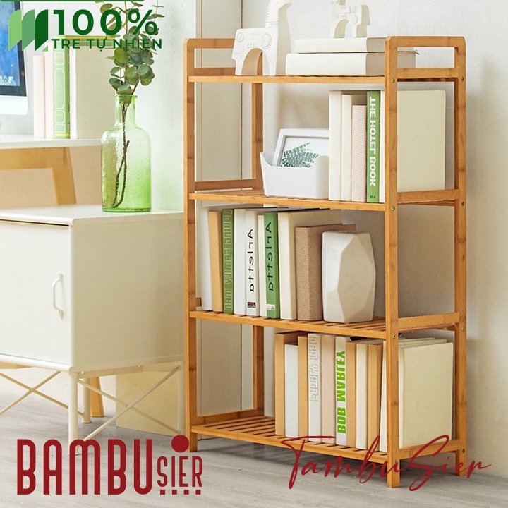 [BAMBOO] Kệ nhà bếp đa năng - kệ gỗ tre để lò vi sóng và đồ dùng nhà bếp, để sách trang trí phòng khách [VERONIA]