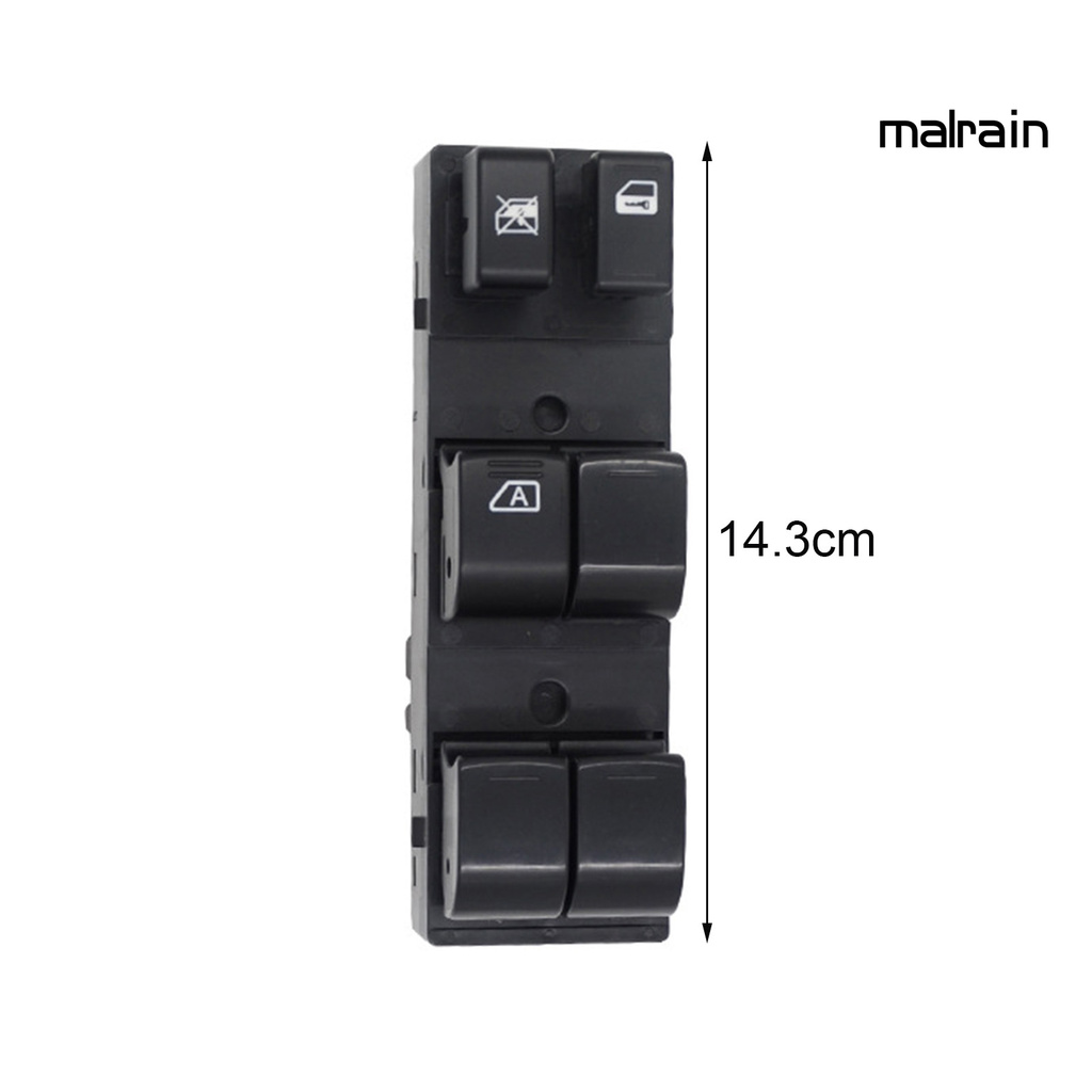 MR- Lifter Window Control Smooth Surface High Sensitivity ABS Front Left Power Window Switch 25401-ZN40C for Nissan Altima 2007-2012