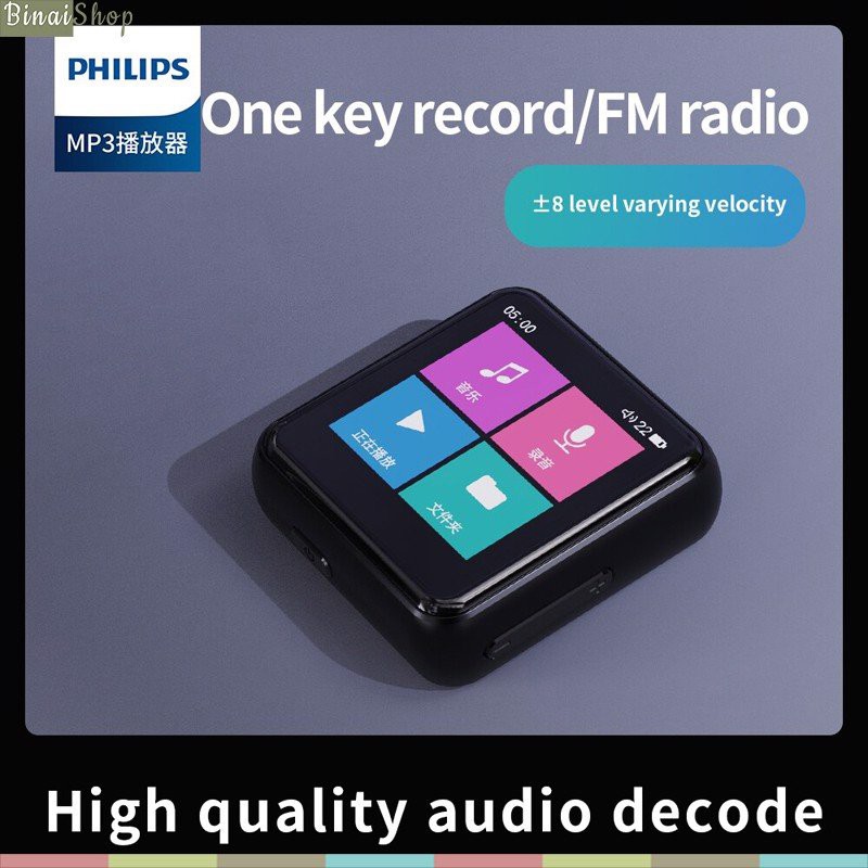 Philips SA2301 - Máy Nghe Nhạc MP3 Màn Hình Cảm Ứng, Kiểu Dáng Thể Thao