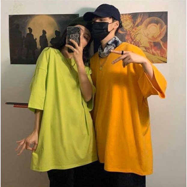 [BÁN SỈ] Áo thun trơn tay lỡ form rộng unisex [100% COTTON] - Áo phông nữ - SABI SHOP | BigBuy360 - bigbuy360.vn