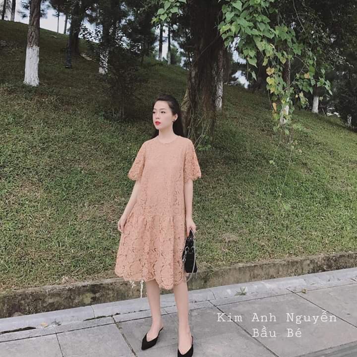 Đầm Ren Phối Đuôi Cá Duyên Dáng (váy 2 lớp)