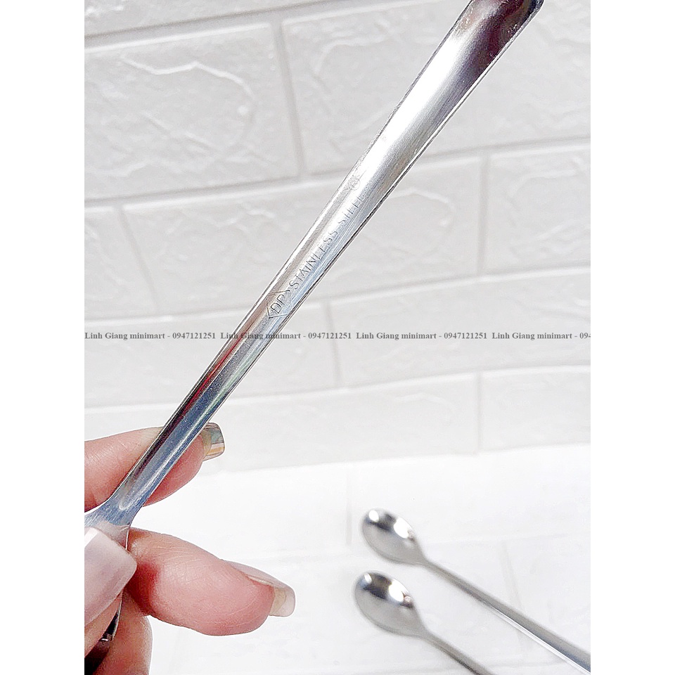 Thìa inox Đăng phong Thìa inox uống sinh tố, nước giải khát , ăn uống Hàng việt nam loại đẹp