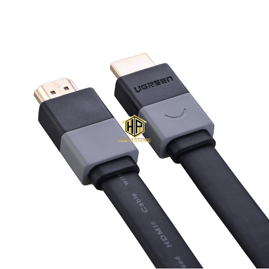 Cáp HDMI dẹt Ugreen 30110 dài 2m hỗ trợ 3D, 4K chính hãng - Hapustore