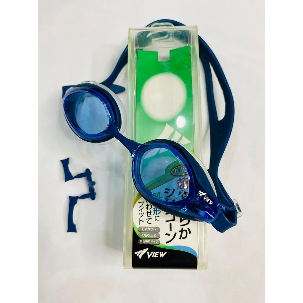 Kính Bơi View V540(Người Lớn &amp; Trẻ Em Trên 6 tuổi)Chính Hãng Nhật Bản, Chống(Nước, Đọng Sương,Tia UV)