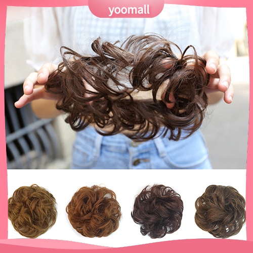 Búi tóc giả xoăn co giãn