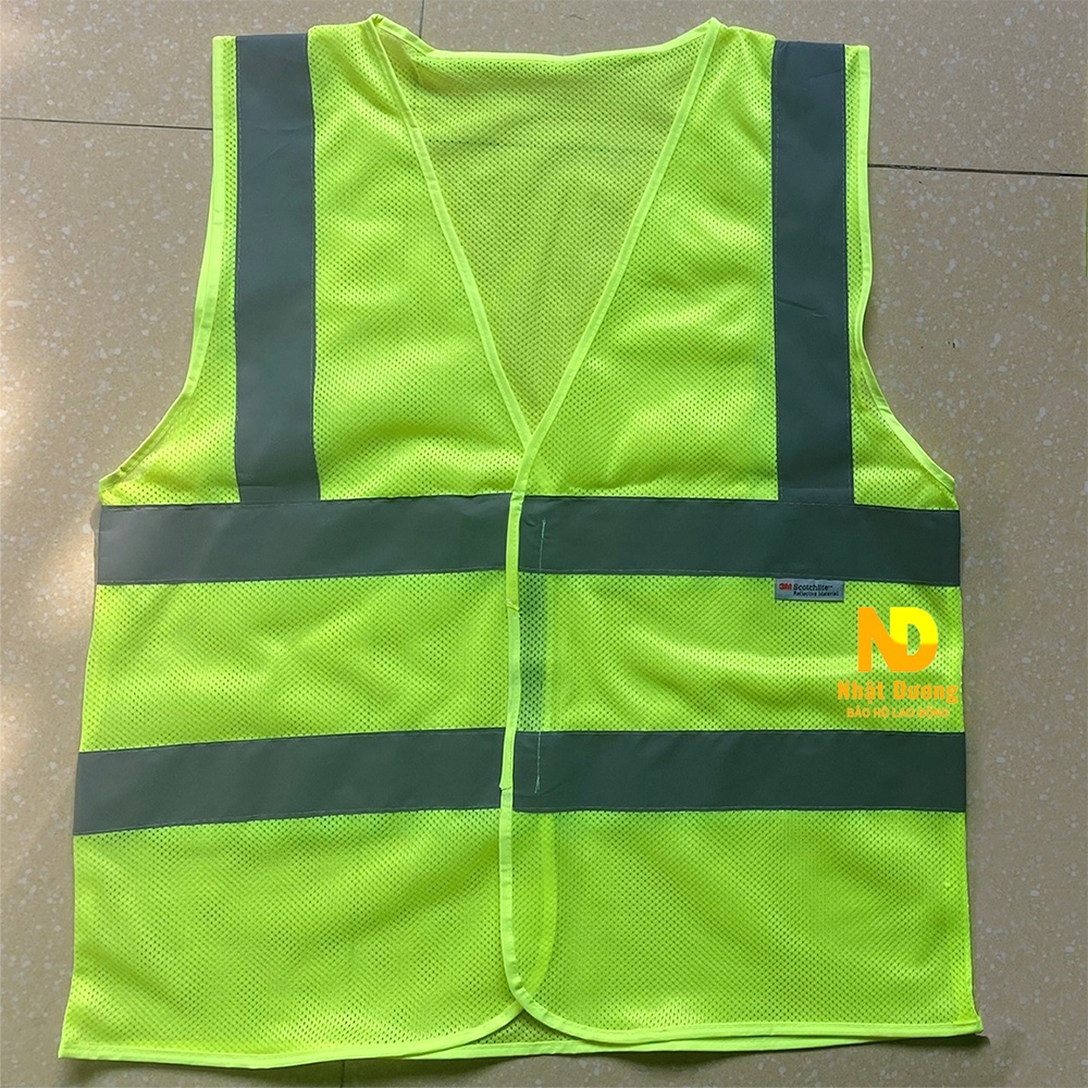 Áo phản quang kiểu 3M Nhật Dương đi phượt lao động , Áo bảo hộ lao động phản quang màu cam xanh xám