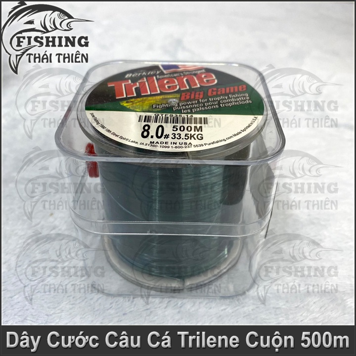 Dây Câu, Cước Câu Cá Trilene Big Game Siêu Bạo Lực Cuộn 500m Chuyên Dùng Câu Sông, Hồ Dịch Vụ Làm Thẻo Câu