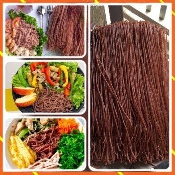 Bún gạo lứt giảm cân - ăn kiêng, thực dưỡng, ăn chay bún khô, phở, bún gạo lứt cao cấp