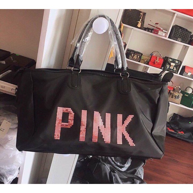 TÚI DU LỊCH 💖 FREESHIP 💖 Túi du lịch pink ĐI BIỂN CHỐNG THẤM NƯỚC SIZE ĐẠI 2 MÀU SANG TRỌNG KAKA65