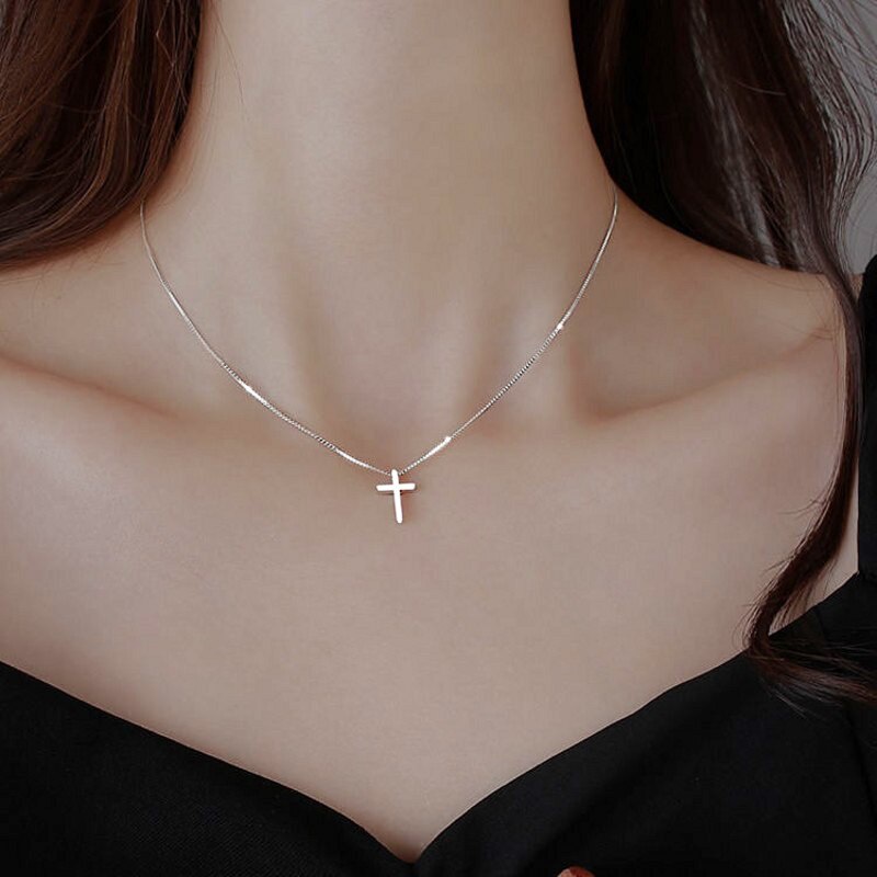 Vòng cổ mặt hình thánh giá thời trang cho nữ
