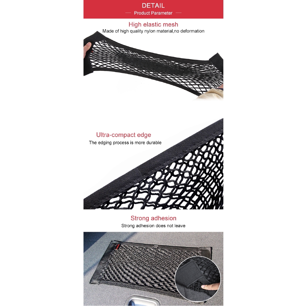 Túi Lưới Đựng Đồ Đa Năng Gắn Sau Ghế Xe Ô Tô