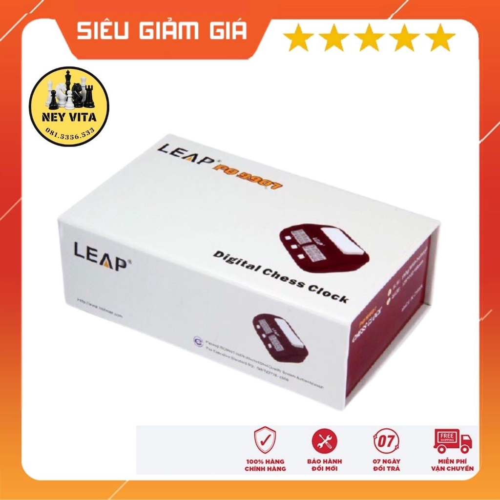 ĐỒNG HỒ THI ĐẤU CỜ VUA, CỜ TƯỚNG LEAP PQ9907S