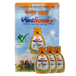 Mật ong nguyên chất dạng túi 40 gói 5g Việt honey